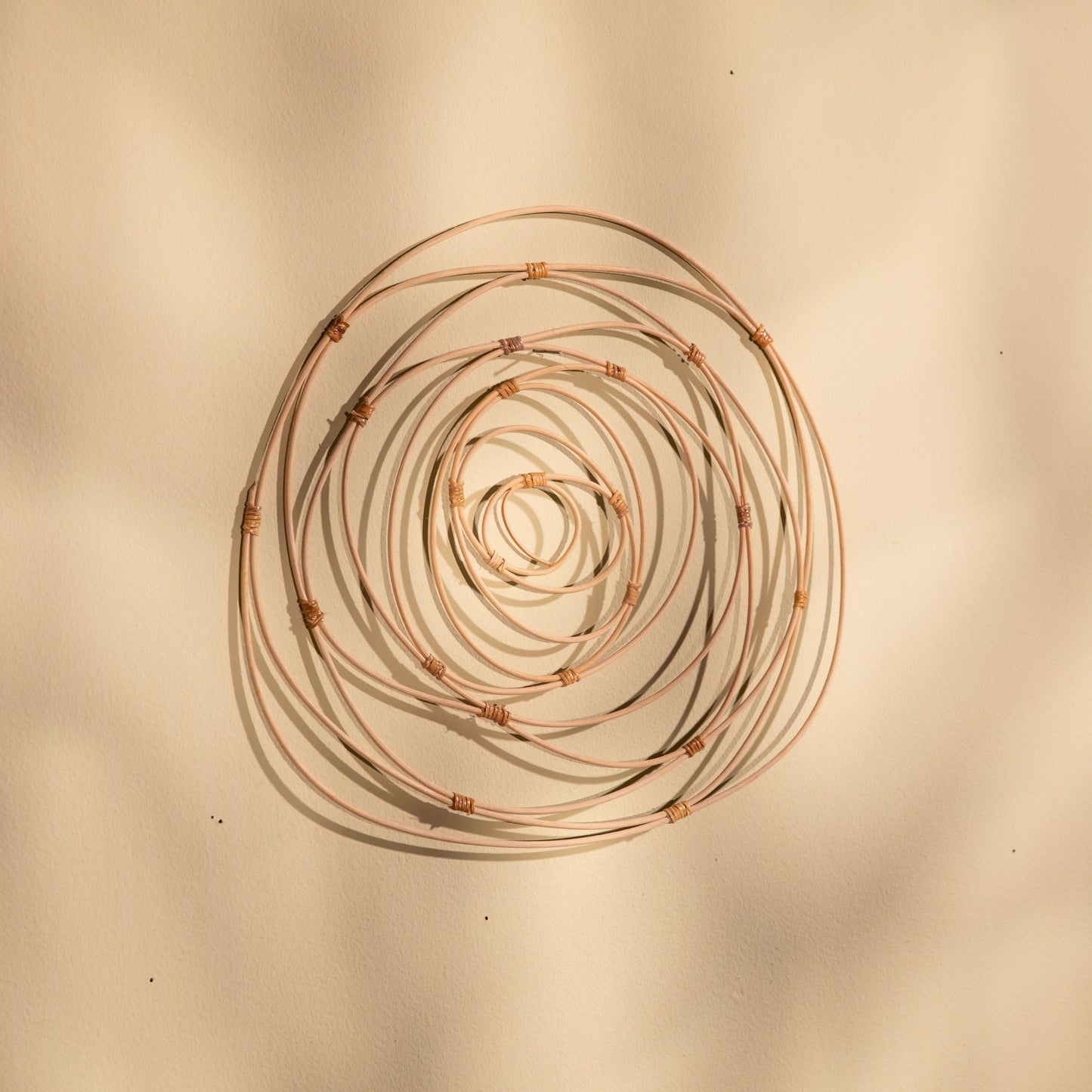 Rattan Wall Hangings Set of 12