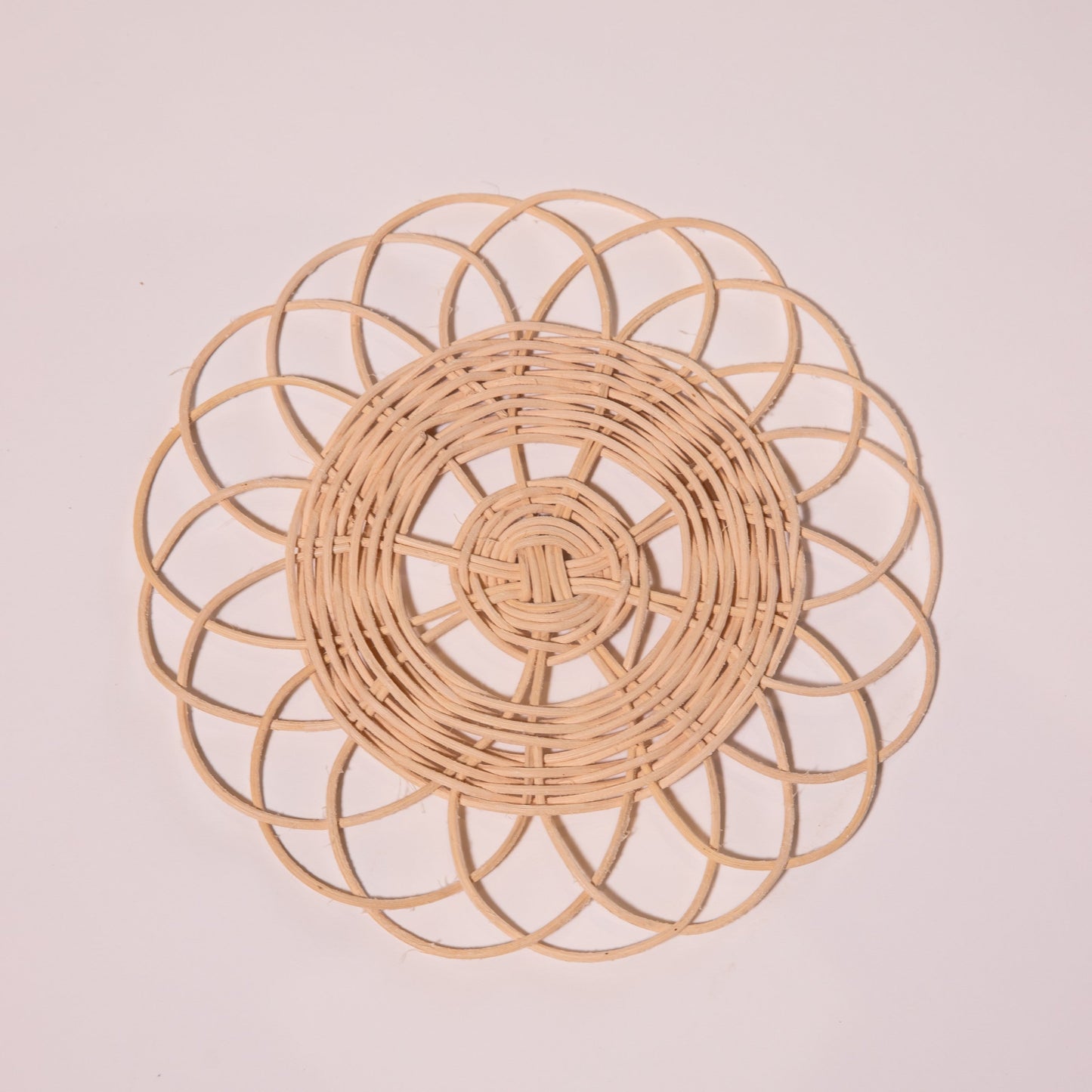 Rattan Wall Hangings Set of 12