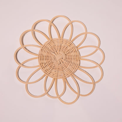 Rattan Wall Hangings Set of 12