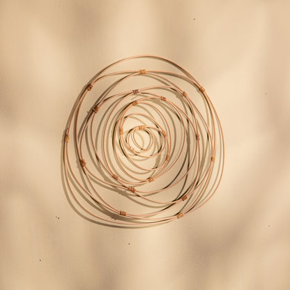 Rattan Wall Hangings Set of 12