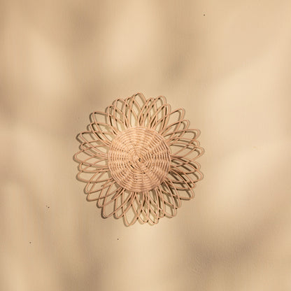 Rattan Wall Hangings Set of 12