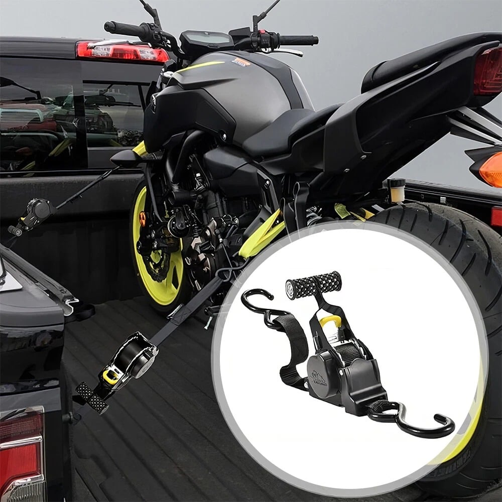 🔥 – Pro Reinforced Heavy-Duty Auto-Retractable Ratchet Straps (BUY 2 GET FREE SHIPPING)